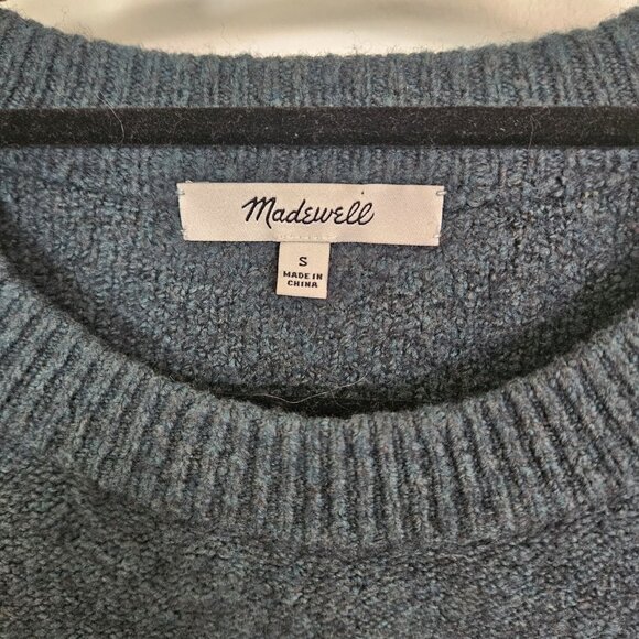 Madewell Plus Embroidered Cross-Stitch Floral Pullover Sweater – Size S - Picture 4 of 8